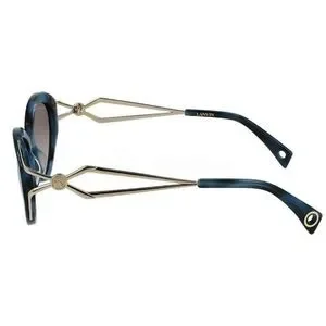 LANVIN MOTHER & CHILD BLUE HAVANA/BROWN GRADIENT UNISEX SUNGLASSES LNV618S Lanvin Gold Sunglasses for Women for sale | eBay main image 4